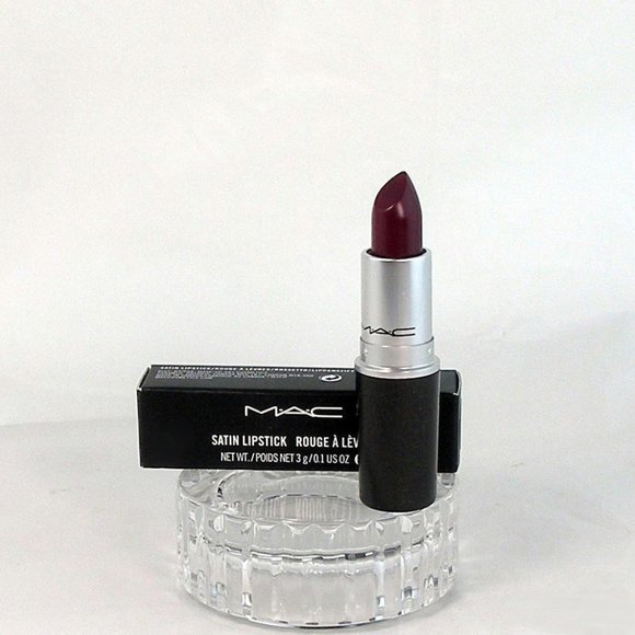 MAC Satin Lipstick Rebel (Cream plum) Boxed - Picture 3 of 3